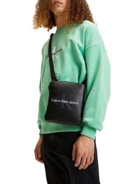 Bolsa Calvin Klein Soft Relatório Preto para Homem