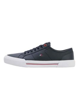 Sapatilhas Tommy Hilfiger Vulc Azul Marinho para Homem