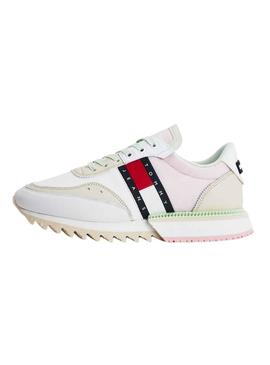 Sapatilhas Tommy Jeans Cleated Branco para Mulher