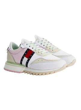 Sapatilhas Tommy Jeans Cleated Branco para Mulher