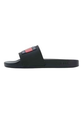 Flip flops Tommy Jeans Flag Pool Preto para Mulher