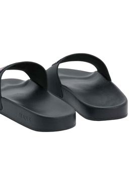 Flip flops Tommy Jeans Flag Pool Preto para Mulher