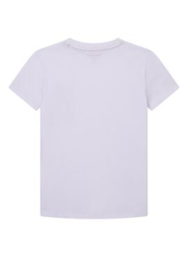 T-Shirt Pepe Jeans Bulcano Branco para Menino