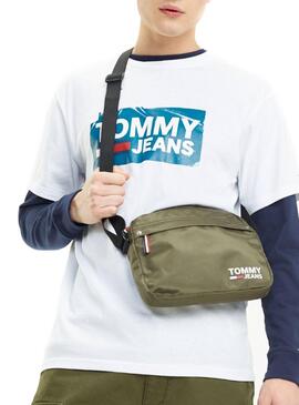 Bumbag Tommy Jeans Cool City Verde Homem