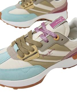 Sapatilhas Pepe Jeans Lucky Print Multicolor Mulher