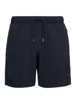 Swimsuit Tommy Hilfiger Drawstring Azul Marinho Homem