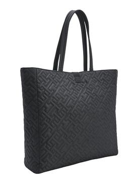 Bolsa Tommy Hilfiger Flow Tote Preto para Mulher