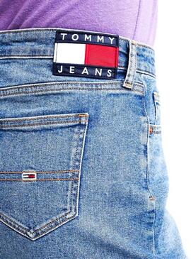 Saia Denim Tommy Jeans Regular Light Mulher