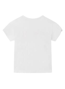 T-Shirt Mayoral Chica Smile Branco para Menina
