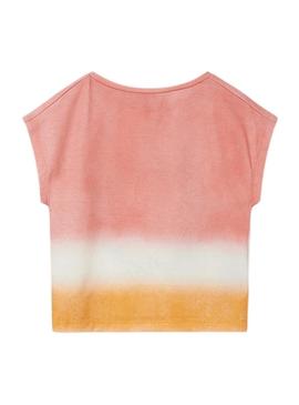 T-Shirt Mayoral Tie Dye Rosa para Menina