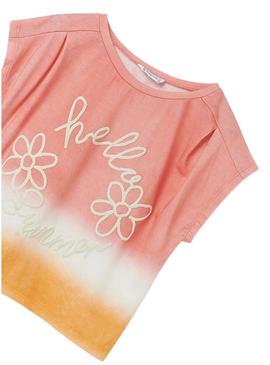 T-Shirt Mayoral Tie Dye Rosa para Menina