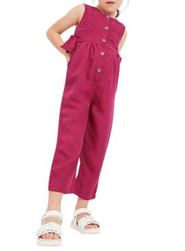 Jumpsuit Mayoral Rosa Fúcsia Fluido para Menina