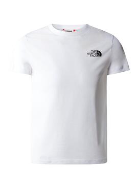 T-Shirt The North Face Dome Branco para Menino