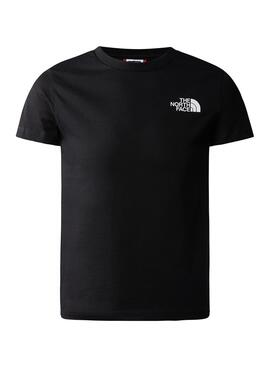 T-Shirt The North Face Dome Preto para Menino