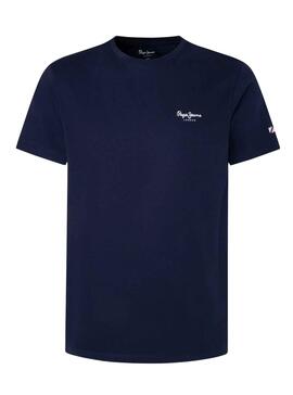 T-Shirt Pepe Jeans Jacco Azul Marinho para Menino