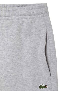 Bermuda Moletom Lacoste Cinza para Homem