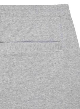 Bermuda Moletom Lacoste Cinza para Homem