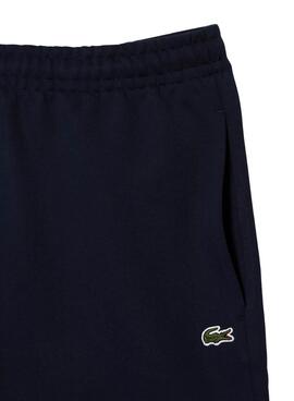 Bermuda Lacoste Felpa Azul Marinho para Homem