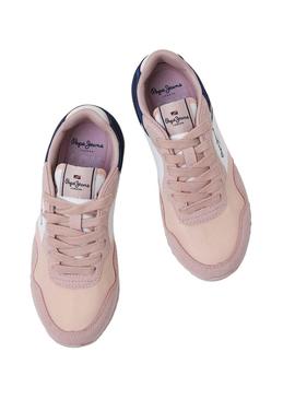 Sapatilhas Pepe Jeans London Basic Rosa para Menina