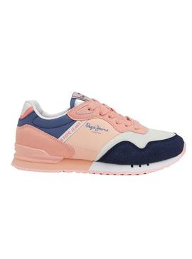 Sapatilhas Pepe Jeans London Basic Azul Marinho Menina