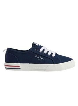 Sapatilhas Pepe Jeans Brady Basic Azul Marinho Menino