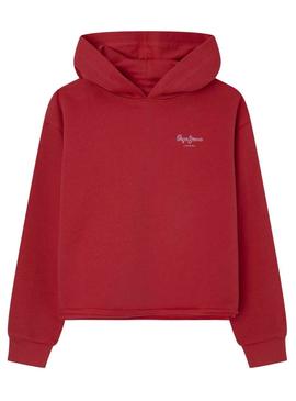 Sweat Pepe Jeans Elicia Vermelho para Menina