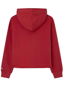 Sweat Pepe Jeans Elicia Vermelho para Menina