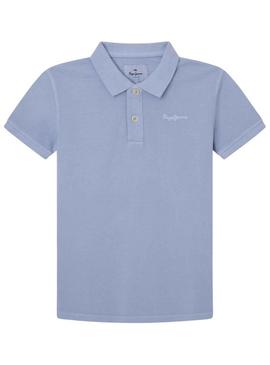 Polo Pepe Jeans Oli Azul para Menino