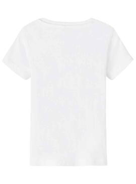 T-Shirt Name It Diana Branco para Menina