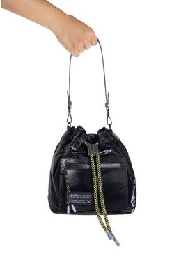 Bolsa Munich Deep Bucket Preto para Mulher