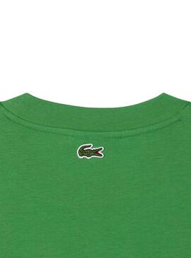 T-Shirt Lacoste Printed Verde para Homem