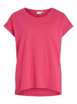 T-Shirt Vila Dreamers Rosa para Mulher