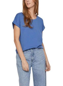 T-Shirt Vila Dreamers Azul para Mulher