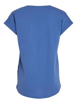 T-Shirt Vila Dreamers Azul para Mulher