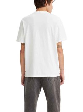 T-Shirt Levis Pocket Branco para Homem