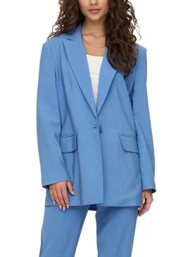 Blazer Only Laris Azul para Mulher