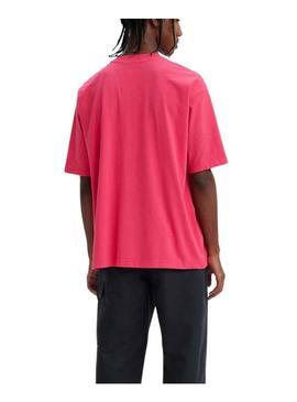 T-Shirt Levis Skate Rosa para Homem