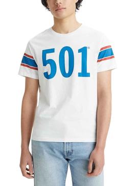 T-Shirt Levis 501 Branco para Homem