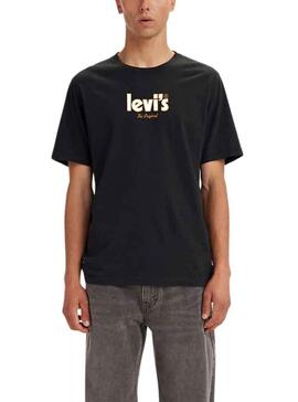 T-Shirt Levis Holiday Preto para Homem