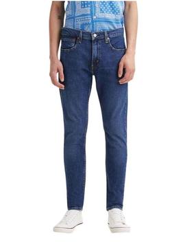 Calças Jeans Levis 512 Slim Azul Marinho para Homem