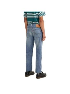 Jeans Levis 501 Crop Azul para Homem