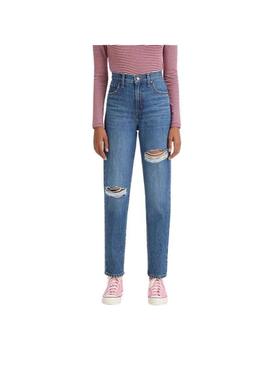 Calças Jeans Levis Mãe Jean Azul para Mulher