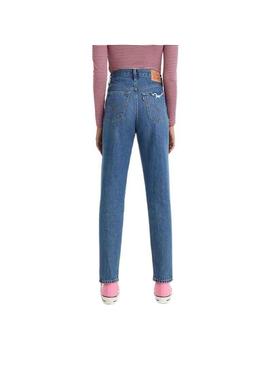 Calças Jeans Levis Mãe Jean Azul para Mulher