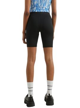 Shorts Tommy Jeans Badge Cycle Preto para Mulher