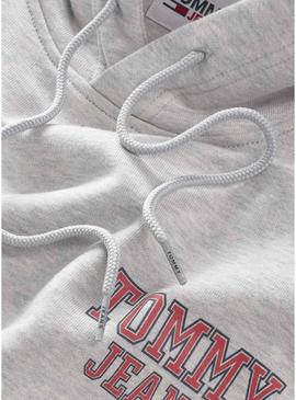 Sweat Tommy Jeans Reg Entry Branco para Homem