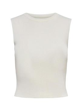 T-Shirt Only Majli Branco Para Mulher