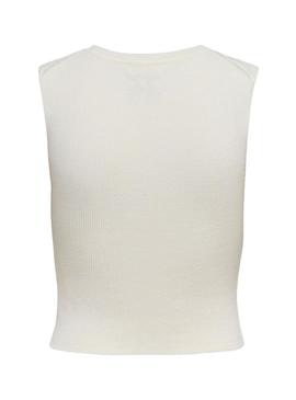 T-Shirt Only Majli Branco Para Mulher