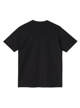 T-Shirt Carhartt Pocket Preto para Homem