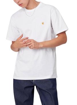 T-Shirt Carhartt Chase Branco para Homem