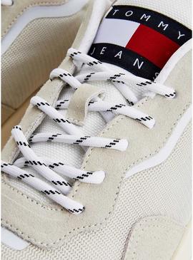 Sapatilhas Tommy Jeans Runner Outsole bege Homem